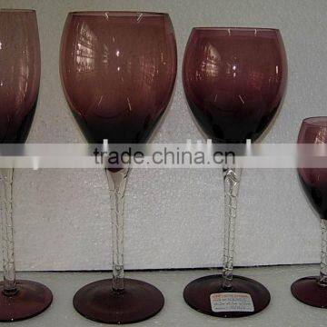 VIOLET GLASS SET