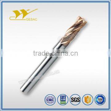 4 Flute Standard Length Square Solid Carbide Endmill for Hardened Steel Milling