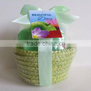 2014 new product green soap body care set for apple fragrance