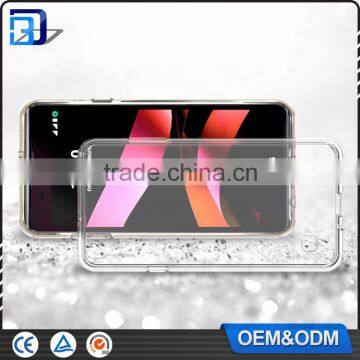 Mobile Accessories 2 in 1 TPU Bumper + Acrylic Hard Plastic Hybrid Back Cover Phone Case For LG X Style Clear Transparent Case photo-2