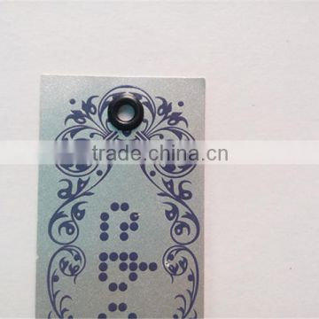 Custom Printed Paper Garment Tag with Eyelet