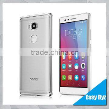 Transprant Back Tpu Cover With Electroplating Side For Huawei Honor 5x Case