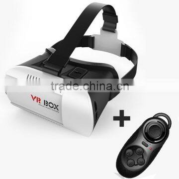 Oem 3D Video Formats VR 3D Galsses , VR 3d Box 2.0 Glasses for Short Sight Headset Virtual Reality With Bluetooth Control photo-3