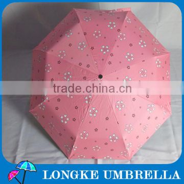 fashion auto open and close color changing umbrella