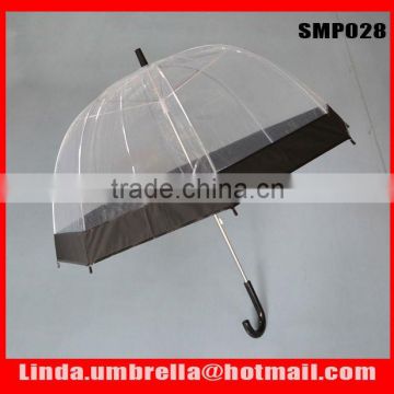 [SMP028]Clear Dome style PVC Umbrella,Transparent umbrella