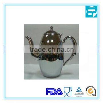 stainless steel gold plantin arabic tea pot