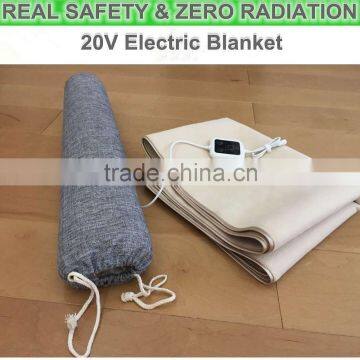 convenient cream-colored fashion cheap heated blanket