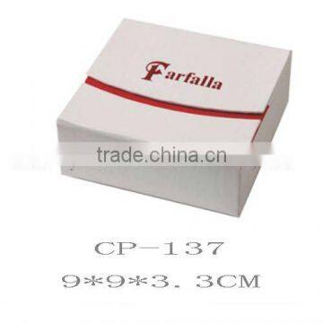 fashion design white paper perfume gift box