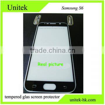 Premium Quality Perfect For samsung s6 Gorilla silk printing tempered glass screen protective film