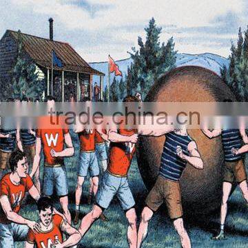 Fistfight Interrupts Game 12x18 Giclee on canvas