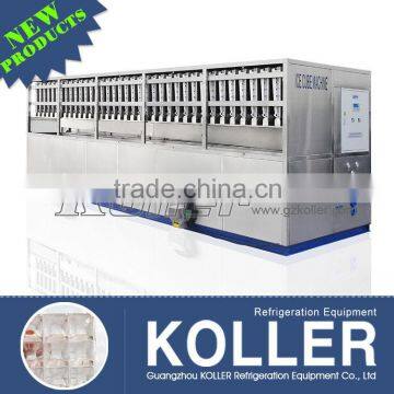 Koller 8TPD ice cube machine CV8000 with semiautomatic ice harvest system