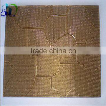 3mm 4mm 5mm 6mm 8mm Diamond Flora Chinchilla pattern glass with factory price