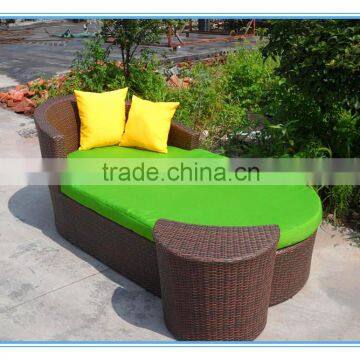 2016 popular style outdoor PE round chaise longue LK7041