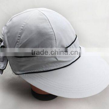 Plastic Printing Pvc Sun Visor Ladies Sun Visors With Beautiful Decorations photo-2