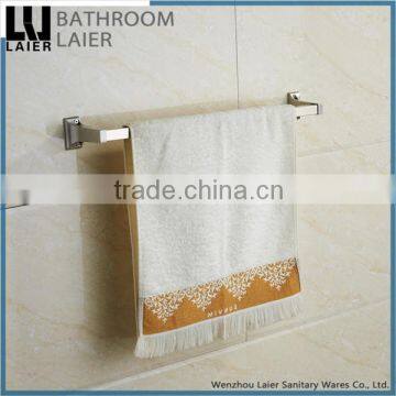 Contemporary Classic-Style Zinc Alloy Brush Nicked Bathroom Sanitary Items Wall Mounted Single Towel Bar