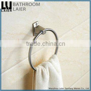 Contemporary Made In China e Zinc Alloy Brush Nicked Bathroom Sanitary Items Wall Mounted Towel Ring