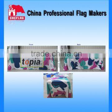 Custom Design Wedding Green Floral Flotal Event Table Cloth Runner photo-3