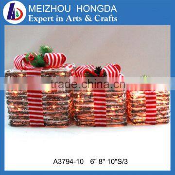 Christmas Decoration Supplies Type 3D led light cube box decoration