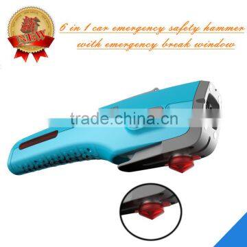 LIPUDA MJOLNIR car emergency safety tool, car escape safety hammer with break window and seat belt cutter