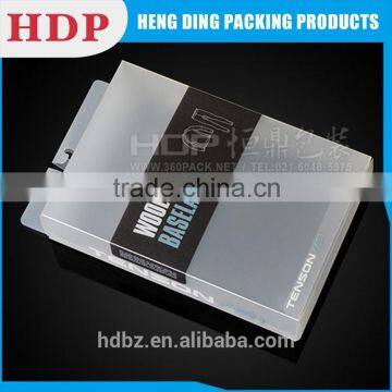 new transparent underwear packaging box with customized logo
