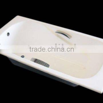 enamel cast iron bathtub
