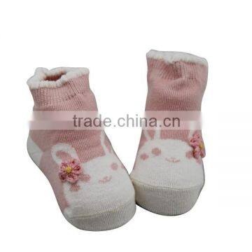 GSB-53 Wholesale Custom High Quality 100% Organic Cotton Fancy Plain Baby Socks