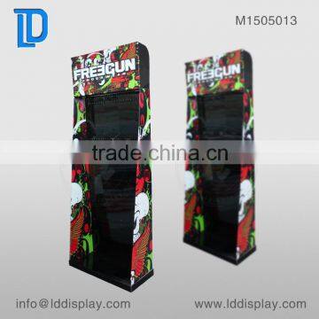 High Quality Supermarket Hook Cardboard Display,Hook Cardboard Display For Sport Products,Socks Display Stand With Hooks