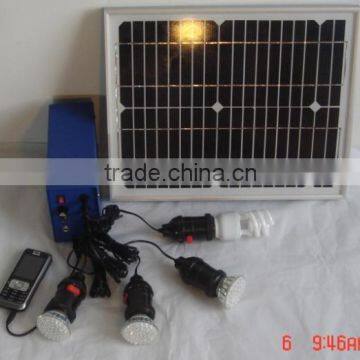Sunshine Solar home light with USB port to charge mobile phone