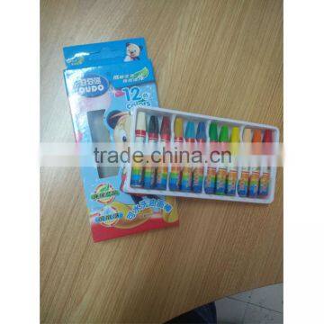 12/16/18/24 Color 70mm*10mm Washable Oil Pastel For Kids, Artist Supplier Specialist Assorted Colors Crayon Oil Pastel