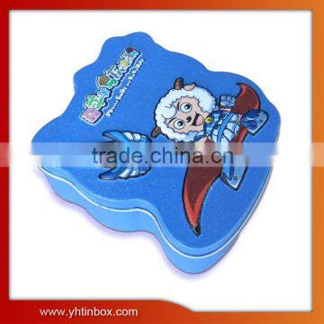 irregular shape tin box