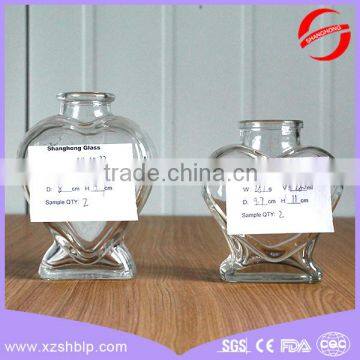 Heart-shaped Artware Glass Craft Glass Bottle With Cork Wholesale photo-4