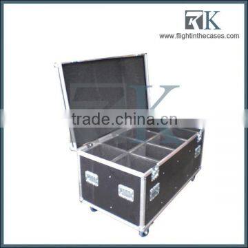 Wholesale price ! Hot Selling 6 In 1 Par beam Lighting Flight Case 12"x12"x14" H made in china