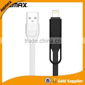 REMAX Elegant 2 in 1 High Speed Quick Charger Data micro USB Cable