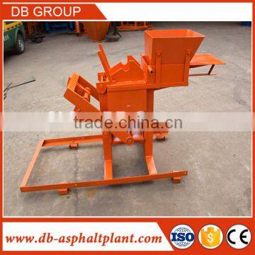 manual small cost cheap clay soil cement brick machine for sale