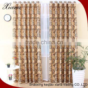 XIANA brand ED5005 turkish market floral patten jacquard suede turkish curtain fabric