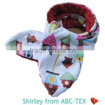 MOQ 10PCS European Style Digital Print Minky Fabric Parenting Scarves