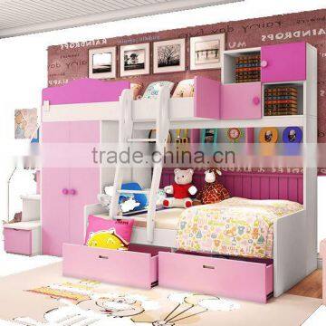 Multi-function Bunk Bed With Wardrobe and Storage photo-2