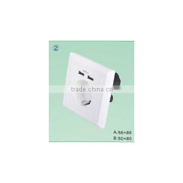 European Series USB Wall Socket