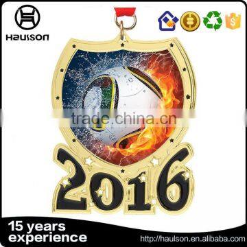 Wholesale Custom 3d Diecast Silver Glitter Insert Zinc Alloy Iron Antique Bronze Plated us Volleyball Sports Medal Reward Medal photo-2