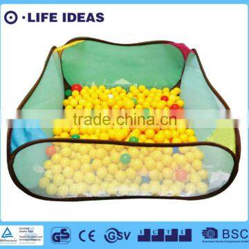 Indoor kids play foldable mesh pop up ball pit playpen tent with balls