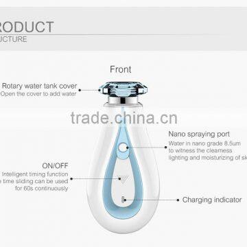 Home Use Portable Facial Nano Mist Sprayers Rechargeable Steamer Humidifier photo-5