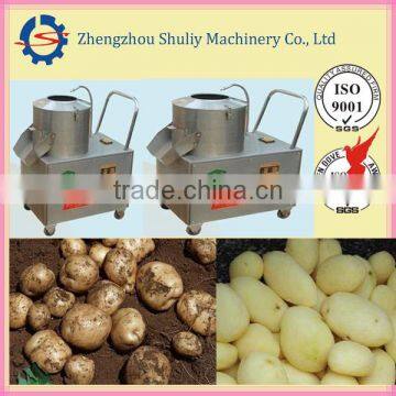 best quality cheap brush type industrial automatic potatoes washing and peeling/0086-15838061756