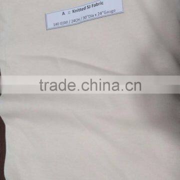 100% Cotton Greige Knitted Fabric