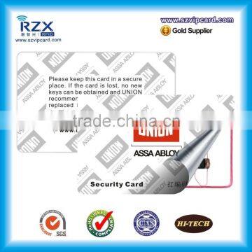 13.56mhz rfid smart nfc plastic card for access control system