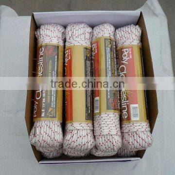 poly (polypropylene) braided rope