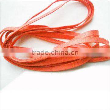 Factory direct supply custom shoelace /waxed cotton shoelaces