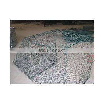 gabion cage/hexagonal wire mesh/electric galvanized/stone cage