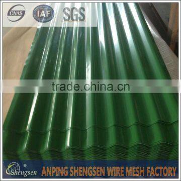 prepainted corrugated gi color roofing sheets/metal roofing color coated