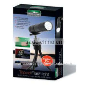 LED Flashlight With Tripod