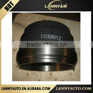 Hot sale heavy duty truck Semi-metallic brake drum oem 1599012 for volvo